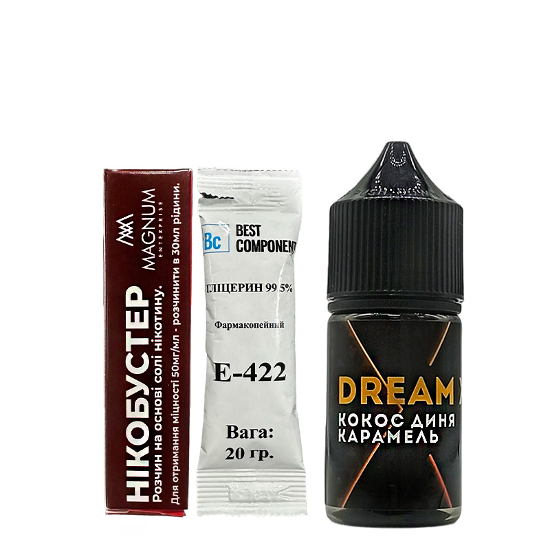 Набор Dream X Кокос Диня Карамель, 30 мл - 1