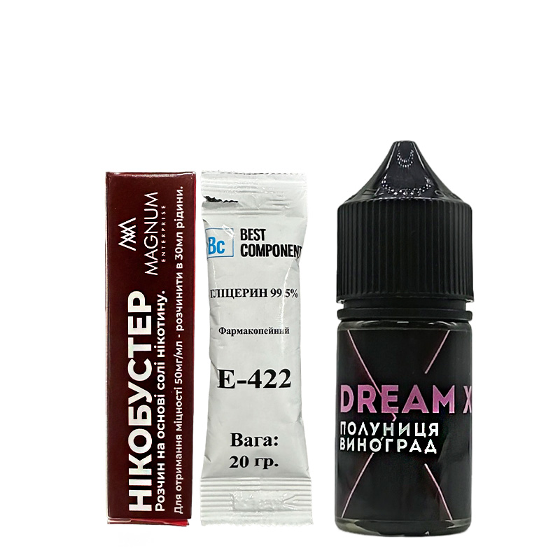 Набор Dream X Полуниця Виноград, 30 мл - 1