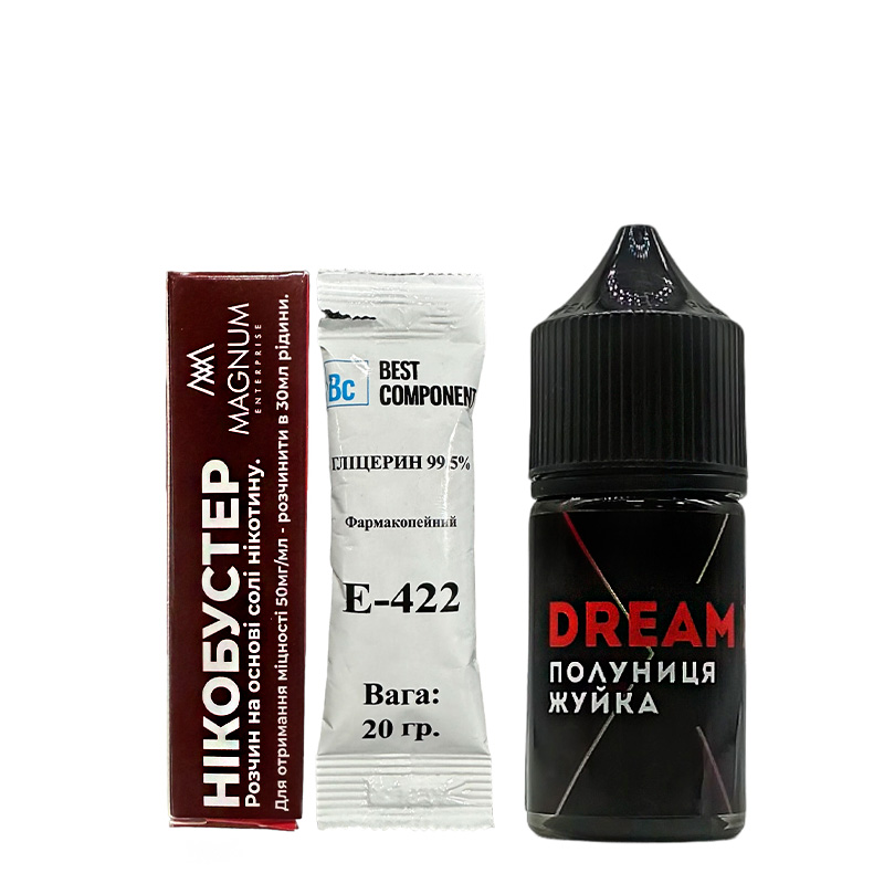 Набір Dream X Полуниця Жуйка, 30 мл - 1