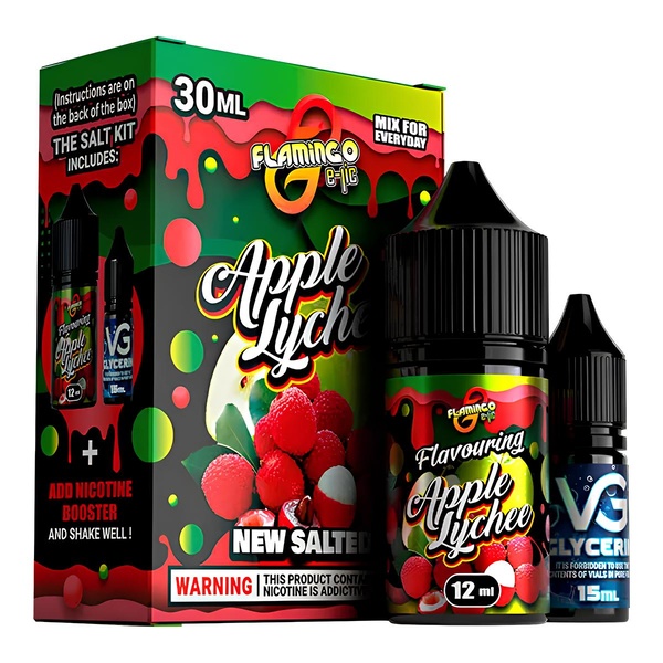 Набор Flamingo Apple Lychee, 30 мл