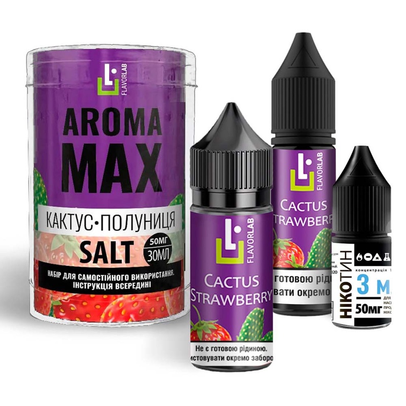 Набор Flavorlab Aroma MAX Кактус Клубника, 30 мл