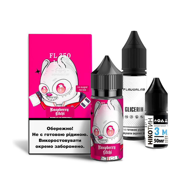 Набір Flavorlab FL350 LUX Raspberry Letchee, 30 мл
