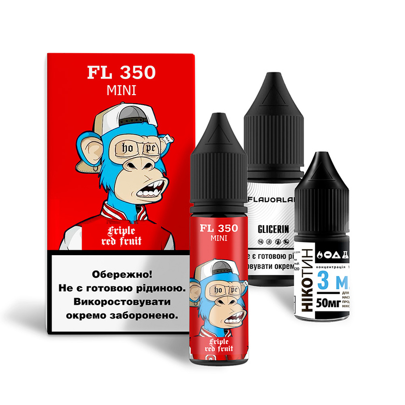 Набор Flavorlab FL350 mini Triple Red Fruit, 15 мл