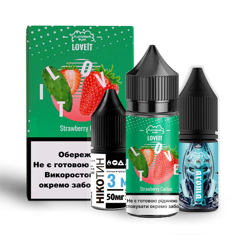 Набор Flavorlab Love IT Strawberry Cactus, 30 мл