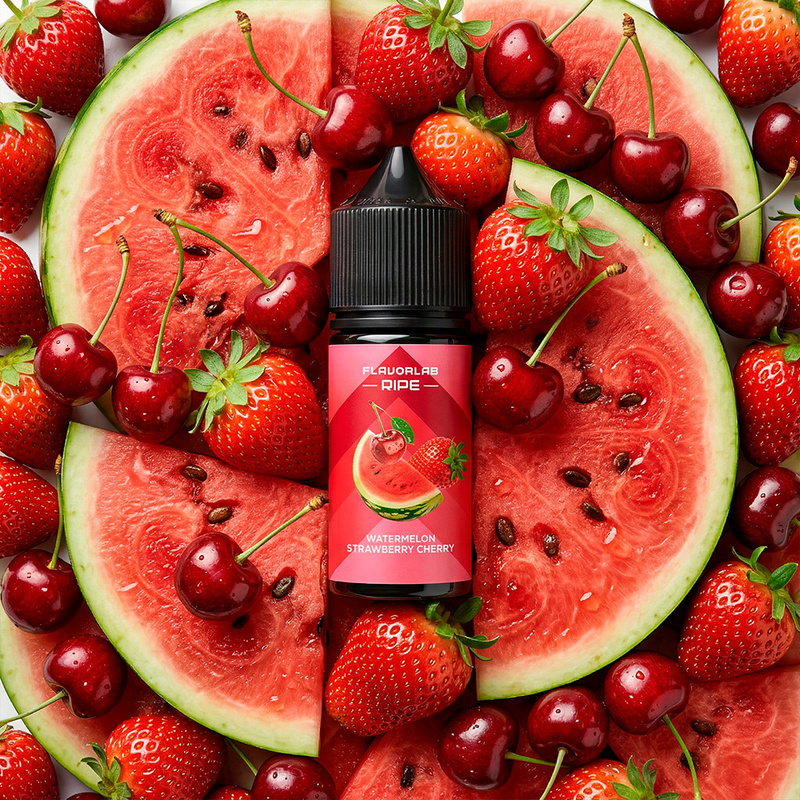 Набор Flavorlab Ripe Watermelon Strawberry Cherry, 30 мл