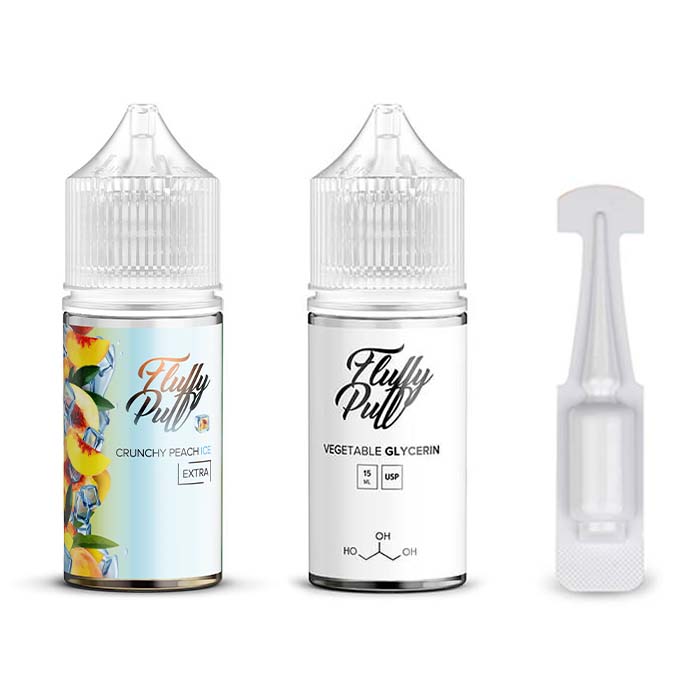 Набор Fluffy Puff Crunchy Peach Ice, 30 мл