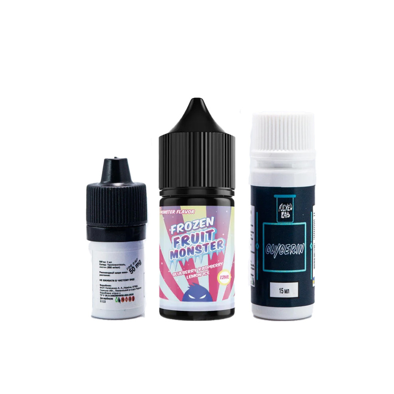 Набір Frozen fruit  Monster Blueberry Raspberry Lemon ICE, 30 мл