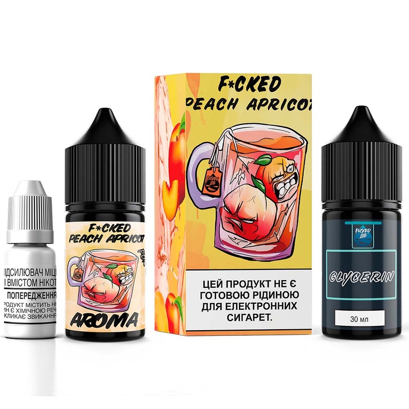 Набір Fucked Mix Peach Apricot Tea, 30 мл