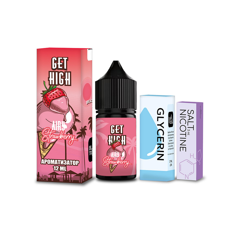 Набор Get High Airy Strawberry, 30 мл