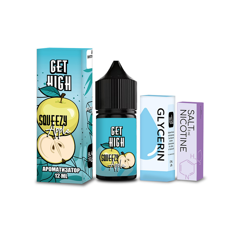 Набор Get High Squeezy Apple, 30 мл