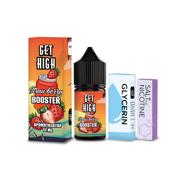 Набор Get High Strawberry Booster, 30 мл