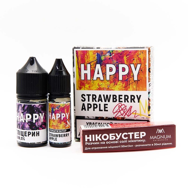 Набор Happy Strawberry Apple, 30 мл