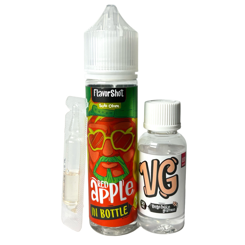 Набір In Bottle FlavorShot Red Apple, 60 мл