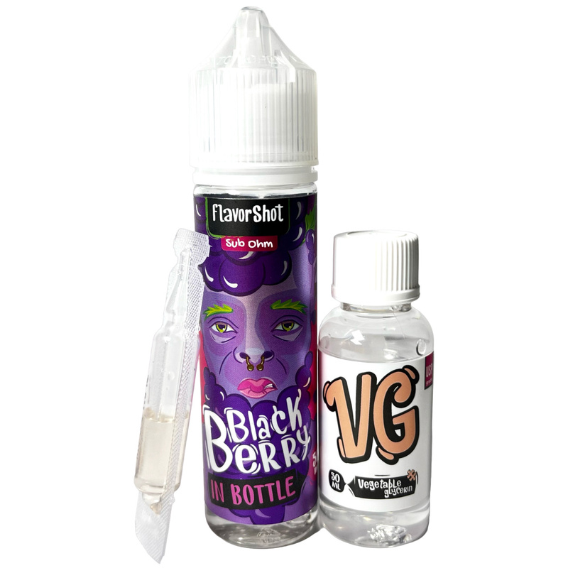 Набор In Bottle FlavorShot Blackberry, 60 мл