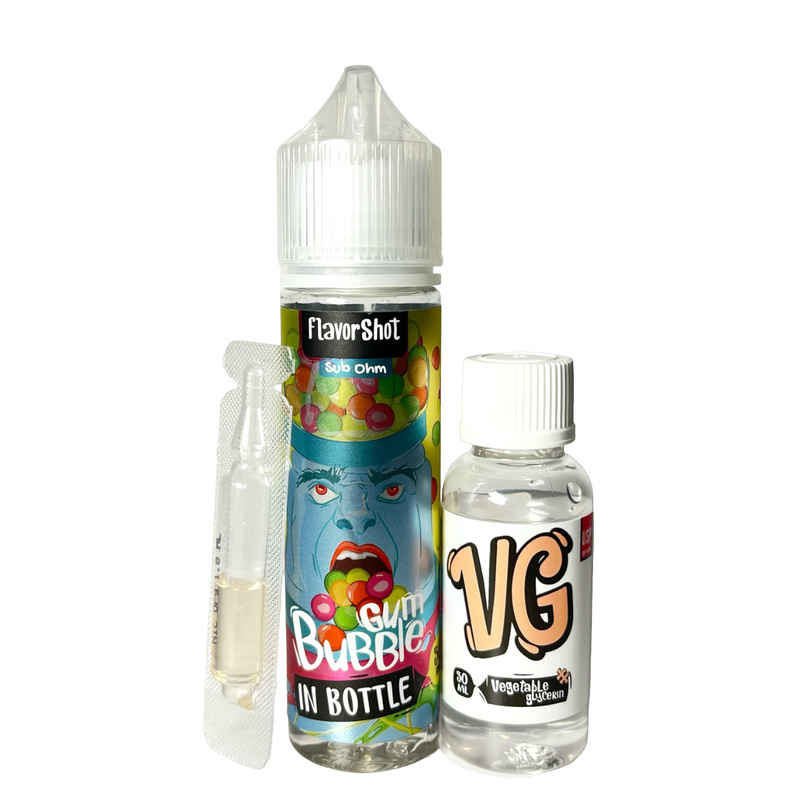 Набор In Bottle FlavorShot Bubble Gum, 60 мл