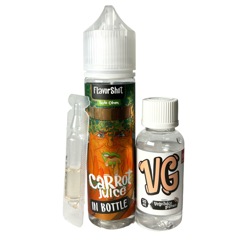 Набор In Bottle FlavorShot Carrot Juice, 60 мл