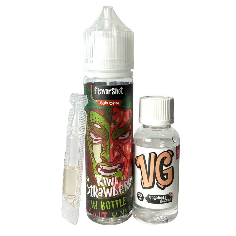 Набор In Bottle FlavorShot Kiwi Strawberry, 60 мл
