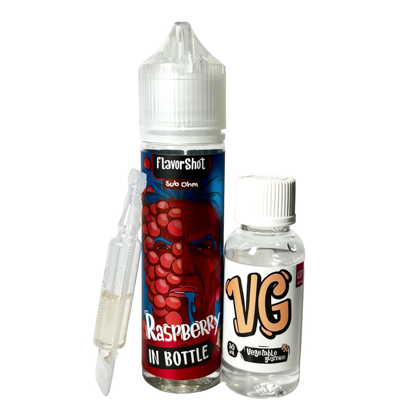 Набор In Bottle FlavorShot Raspberry, 60 мл