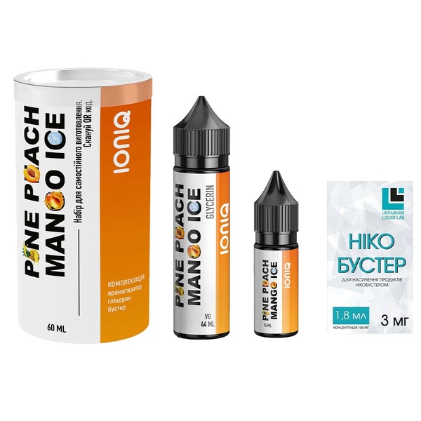 Набор IONIQ Pine Peach Mango Ice, 60 мл
