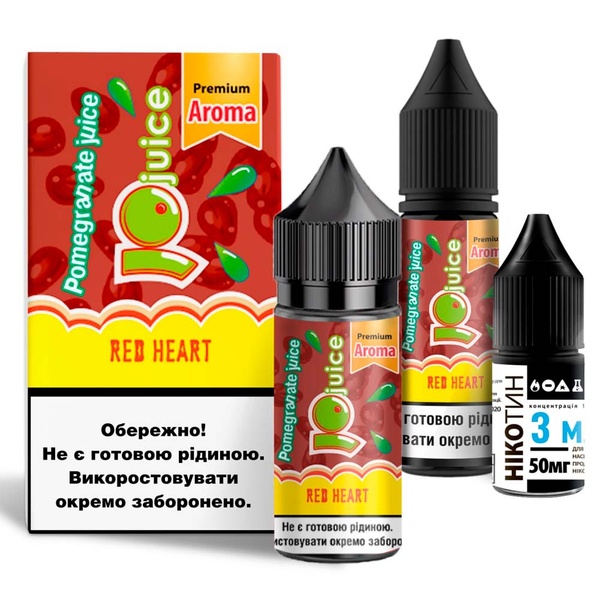 Набор JoJuice Premium Red heart, 30 мл