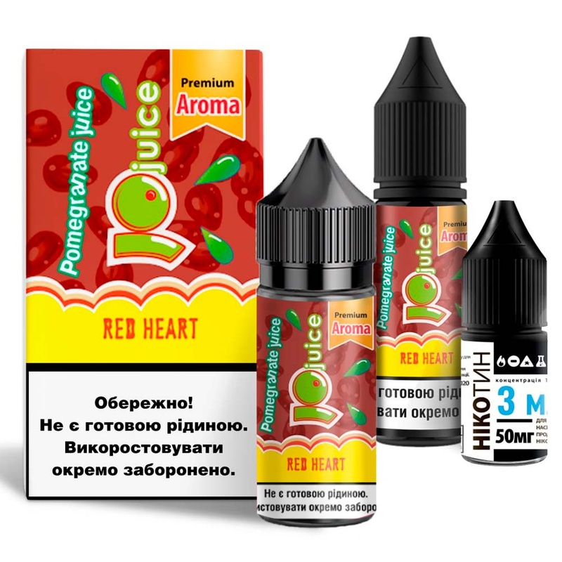 Набор JoJuice Premium Red heart, 30 мл
