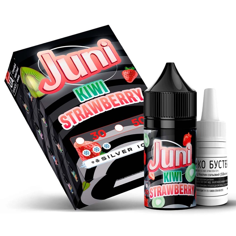 Набор Juni Kiwi Strawberry, 30 мл
