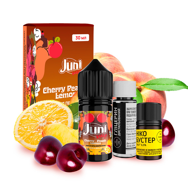 Набор Juni Mix Cherry Peach Lemon, 30 мл