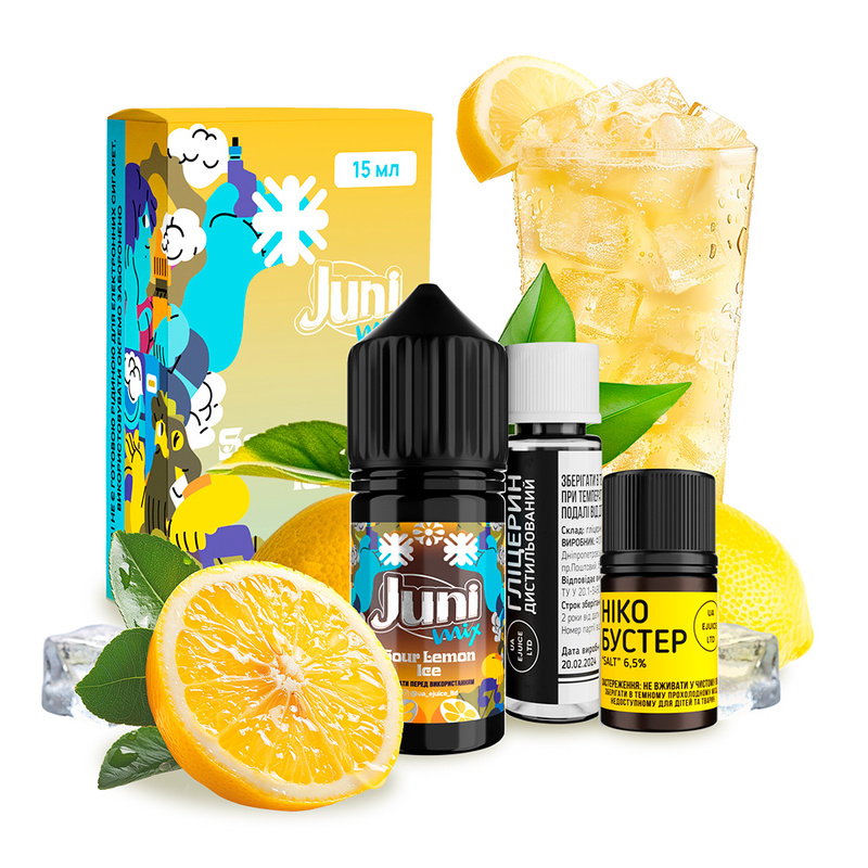 Набор Juni Mix Sour Lemon Ice, 30 мл
