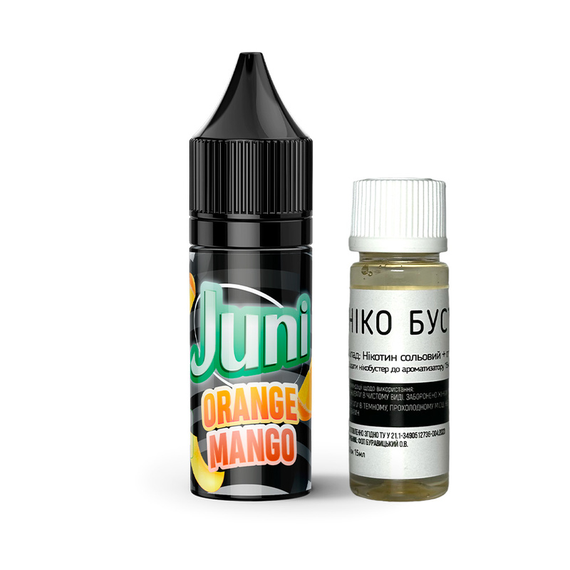 Набір Juni Silver Ice Orange Mango, 15 мл