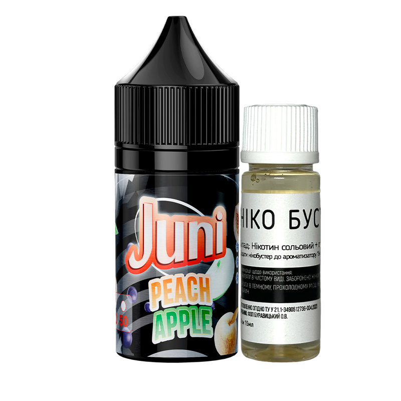 Набор Juni Silver Ice Peach Apple, 30 мл
