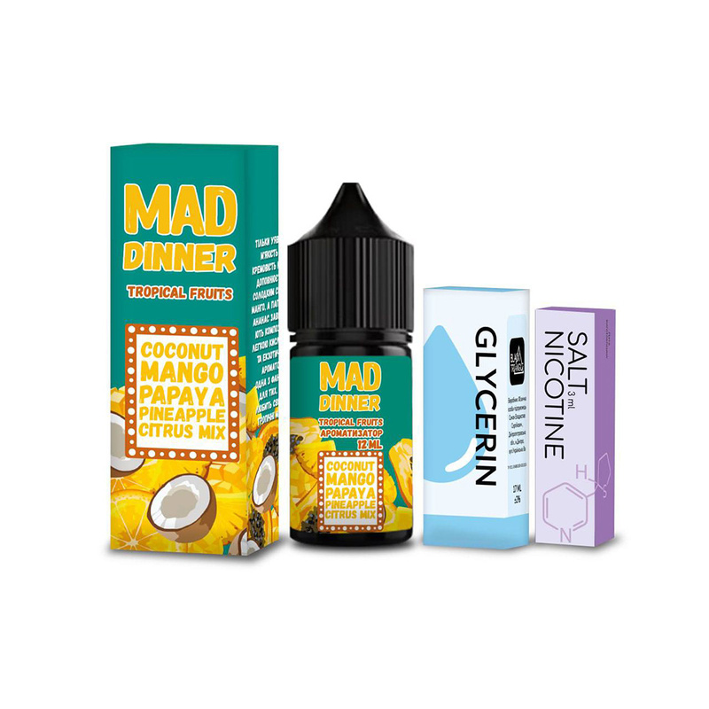 Набор Mad Dinner Tropical Fruits, 30 мл