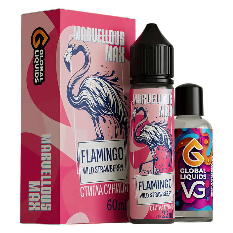 Набір Marvellous MAX Flamingo Wild Strawberry, 60 мл