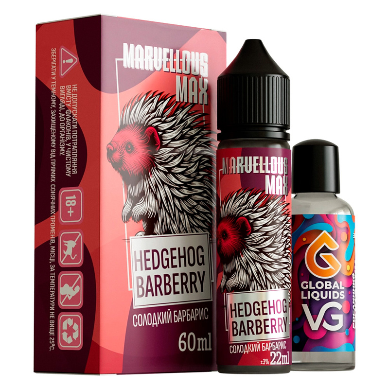 Набор Marvellous MAX Hedgehog Sweet Barberry, 60 мл