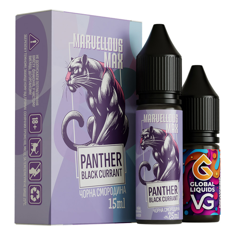 Набор Marvellous Max Panther Black Currant, 15 мл