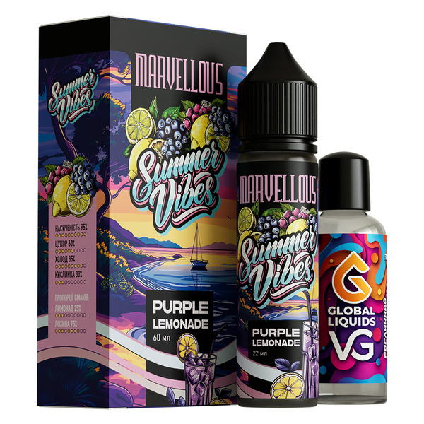 Набор Marvellous Summer Purple Lemonade, 60 мл
