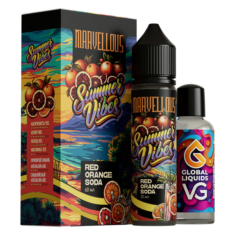 Набор Marvellous Summer Red Orange Soda, 60 мл