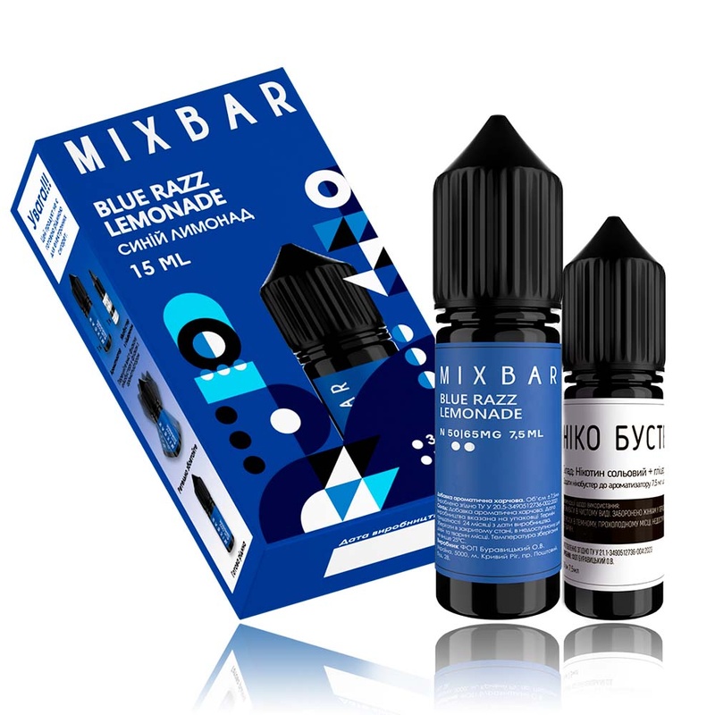 Набор Mix Bar Blue Razz Lemonade, 15 мл