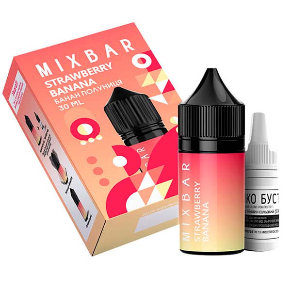 Набор Mix Bar Strawberry Banana, 30 мл