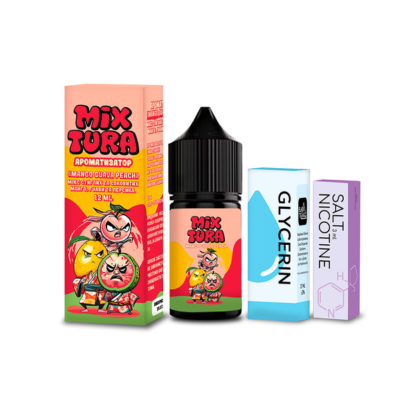 Набор Mixtura Mango Guava Peach, 30 мл