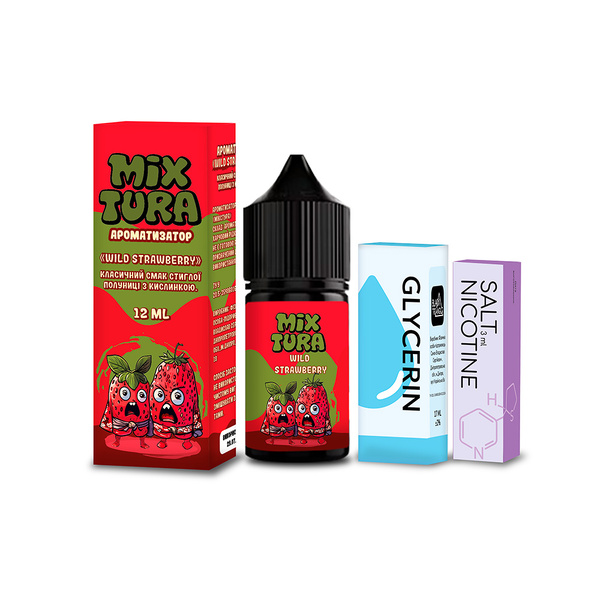 Набор Mixtura Wild Strawberry, 30 мл