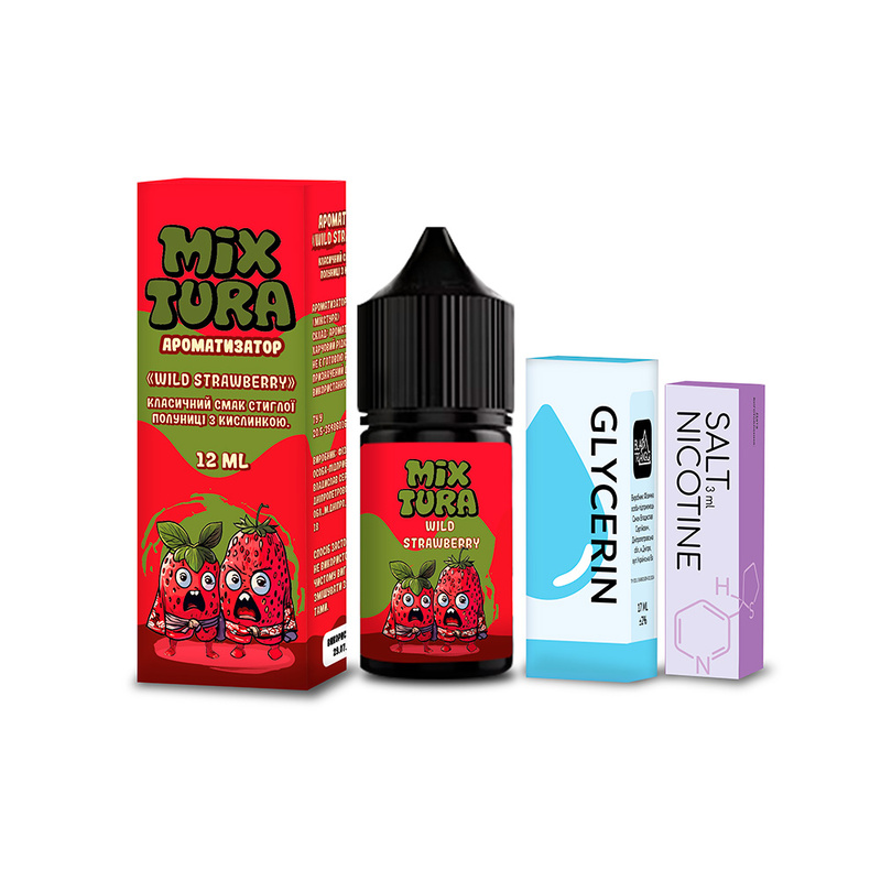 Набор Mixtura Wild Strawberry, 30 мл