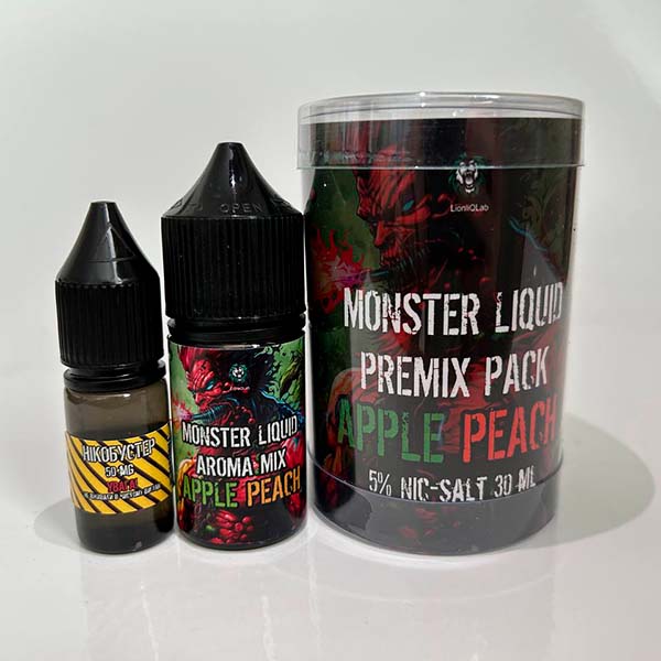 Набір Monster Apple Peach, 30 мл - 1