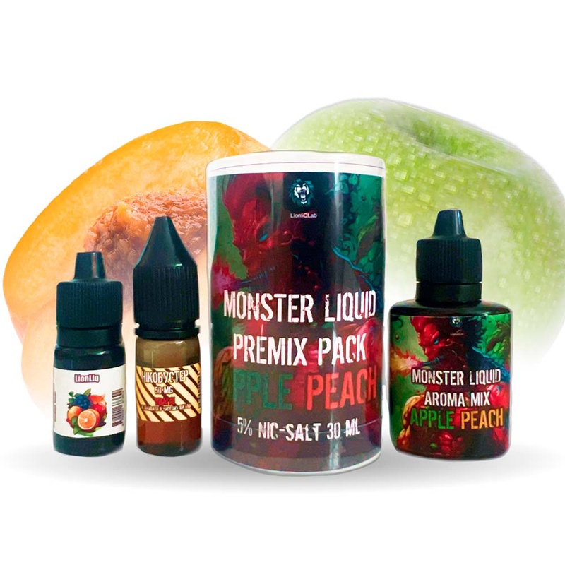 Набір Monster Apple Peach, 30 мл