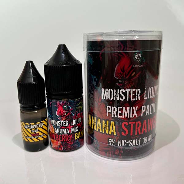 Набор Monster Strawberry Banana, 30 мл