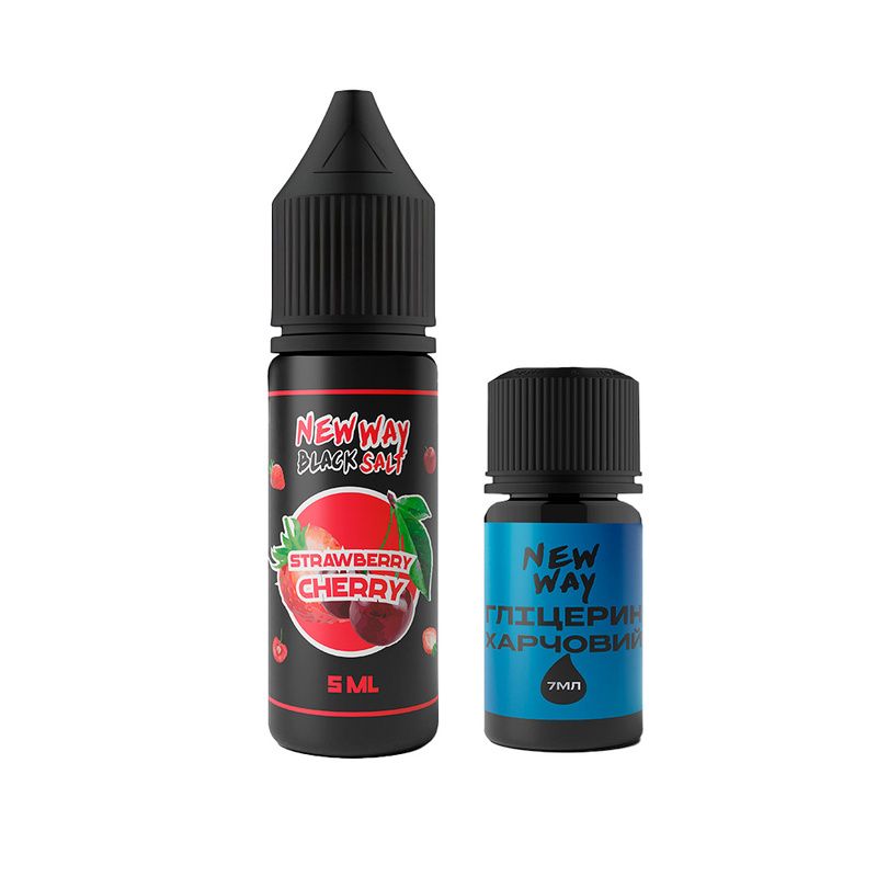 Набор New Way Black Cherry Strawberry, 15 мл
