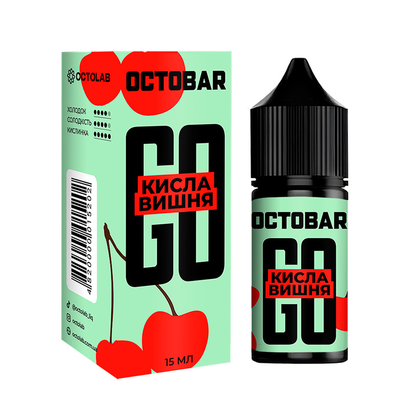 Набір Octobar Go Кисла Вишня, 30 мл