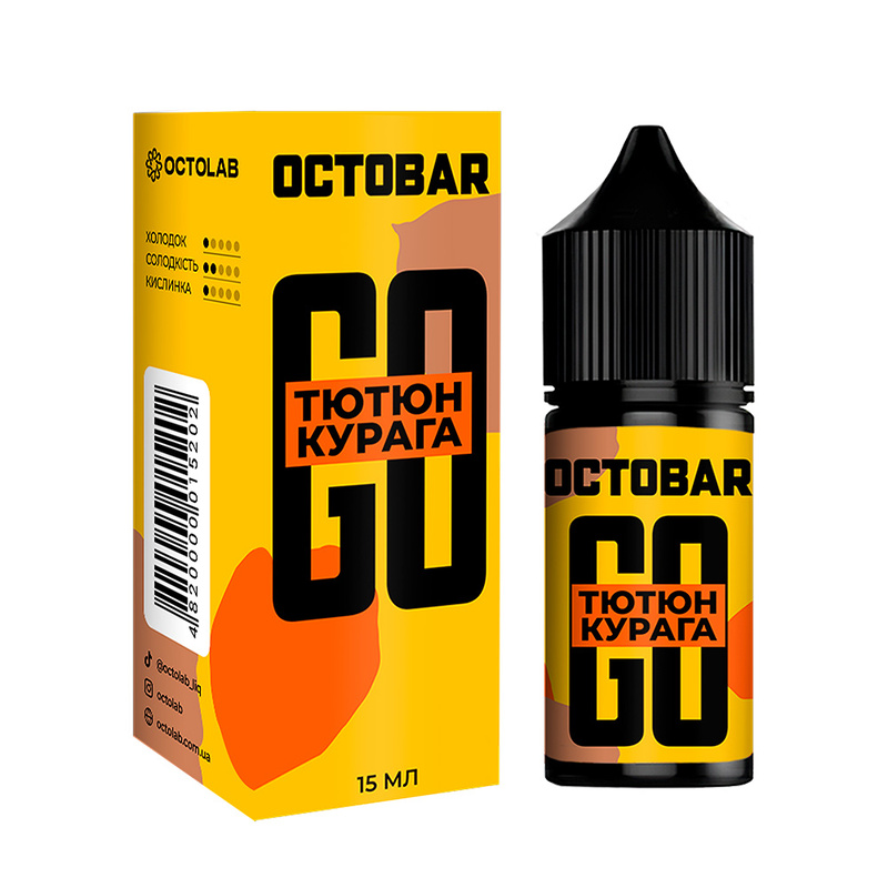 Набор Octobar Go Тютюн Курага, 30 мл