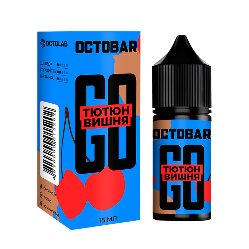 Набор Octobar Go Тютюн Вишня, 30 мл