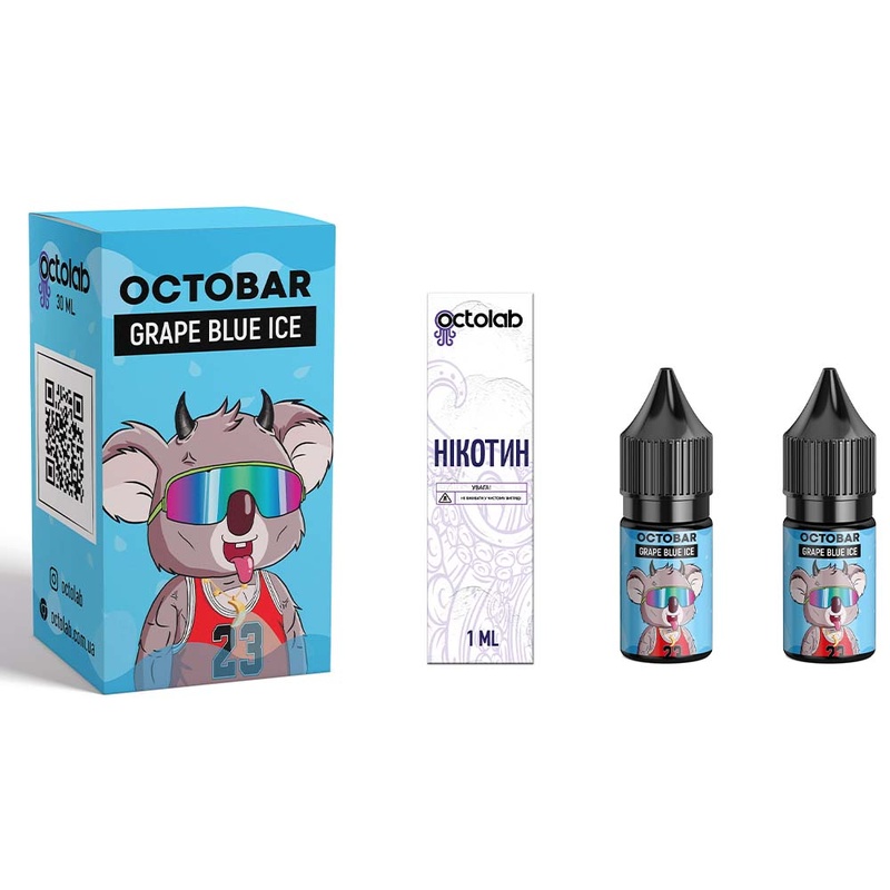 Набор Octobar Grape Blue Ice, 10 мл