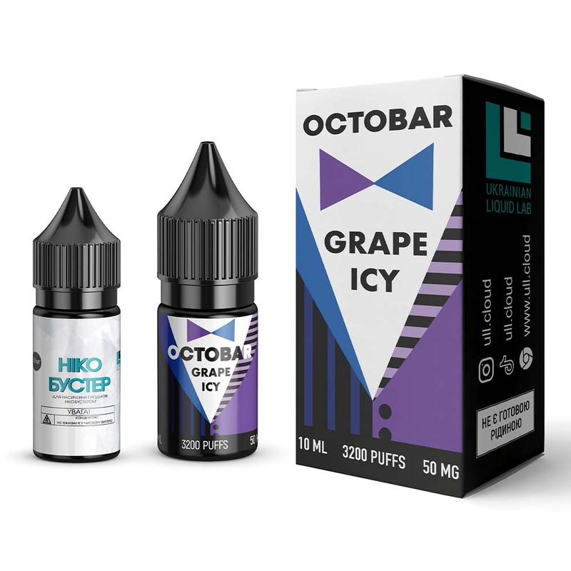 Набор Octobar Grape Icy, 10 мл